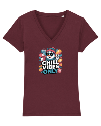 CHILL  VIBES ONLY  - OM DE ZAPADA COOL 2 Burgundy