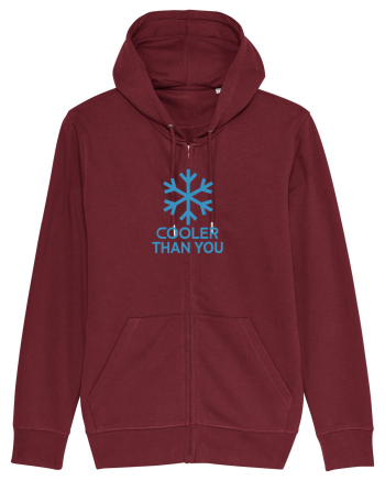 COOLER THAN YOU - Fulg zapada Burgundy