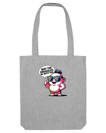 MAY THE SNUGGLES BE WITH YOU - omulet simpatic cool Heather Grey