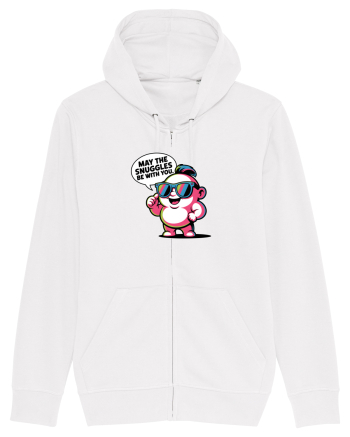 MAY THE SNUGGLES BE WITH YOU - omulet simpatic cool White