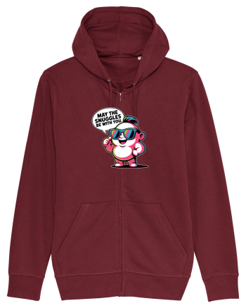 MAY THE SNUGGLES BE WITH YOU - omulet simpatic cool Burgundy