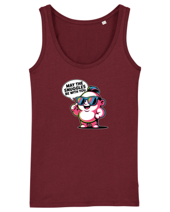 MAY THE SNUGGLES BE WITH YOU - omulet simpatic cool Burgundy