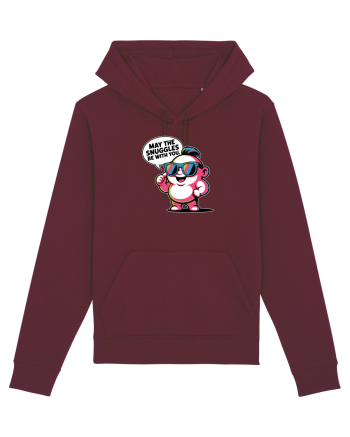 MAY THE SNUGGLES BE WITH YOU - omulet simpatic cool Burgundy