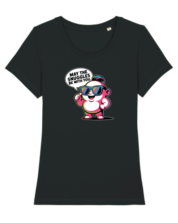 MAY THE SNUGGLES BE WITH YOU - omulet simpatic cool Black