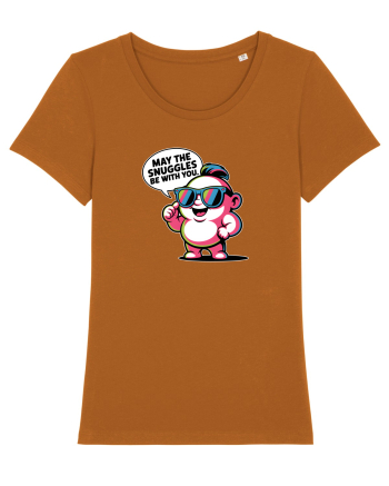 MAY THE SNUGGLES BE WITH YOU - omulet simpatic cool Roasted Orange