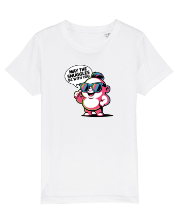 MAY THE SNUGGLES BE WITH YOU - omulet simpatic cool White