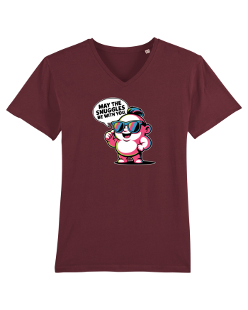 MAY THE SNUGGLES BE WITH YOU - omulet simpatic cool Burgundy