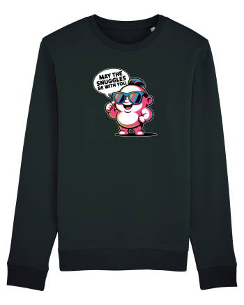 MAY THE SNUGGLES BE WITH YOU - omulet simpatic cool Black