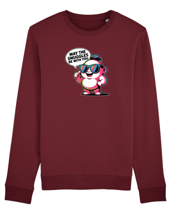 MAY THE SNUGGLES BE WITH YOU - omulet simpatic cool Burgundy