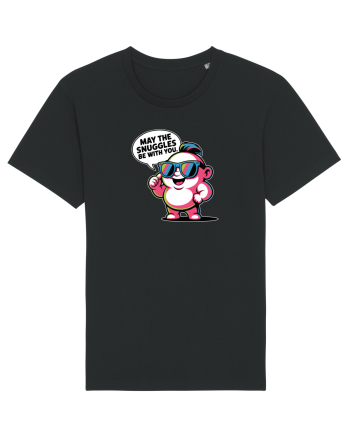 MAY THE SNUGGLES BE WITH YOU - omulet simpatic cool Black