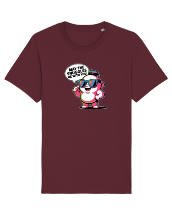 MAY THE SNUGGLES BE WITH YOU - omulet simpatic cool Burgundy