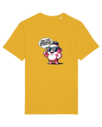 MAY THE SNUGGLES BE WITH YOU - omulet simpatic cool Spectra Yellow