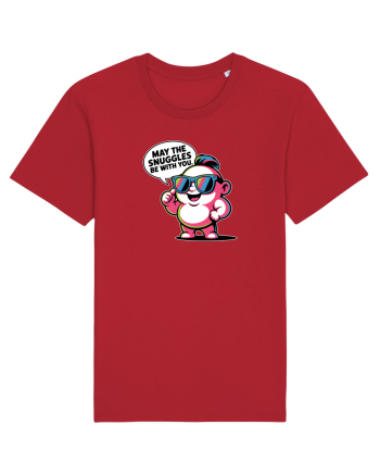 MAY THE SNUGGLES BE WITH YOU - omulet simpatic cool Red