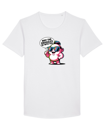 MAY THE SNUGGLES BE WITH YOU - omulet simpatic cool White