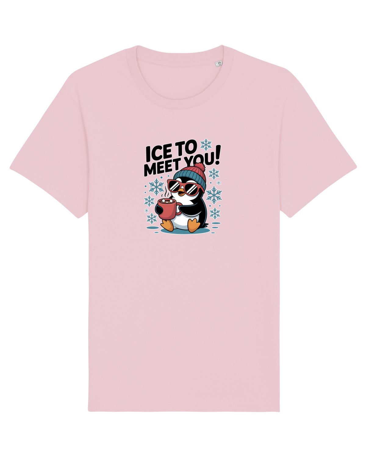 Tricou mânecă scurtă Unisex Rocker Cotton Pink