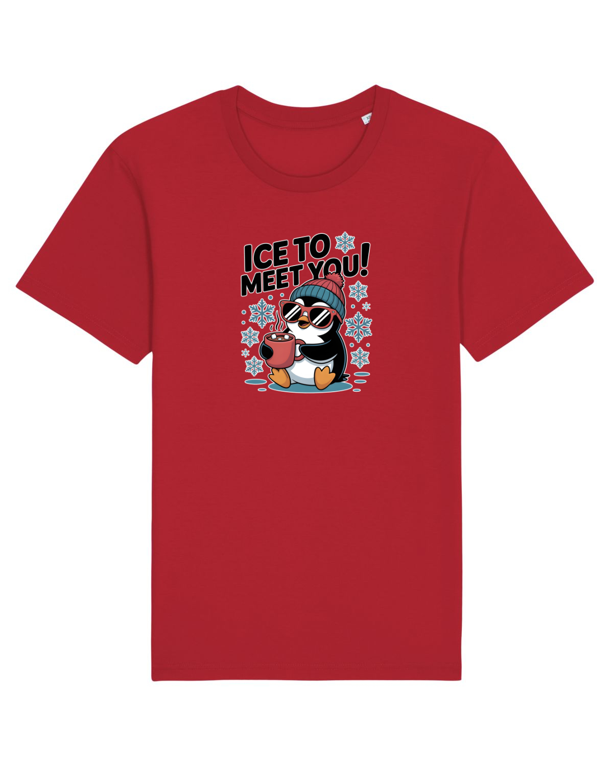 Tricou mânecă scurtă Unisex Rocker Red