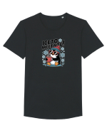 `ICE TO MEET YOU! - pinguin simpatic cool Tricou mânecă scurtă guler larg Bărbat Skater