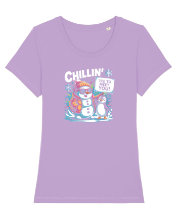 `ICE TO MEET YOU! - om de zapada & pinguin simpatic cool Lavender Dawn