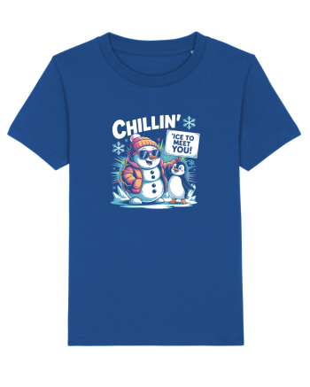 `ICE TO MEET YOU! - om de zapada & pinguin simpatic cool Majorelle Blue