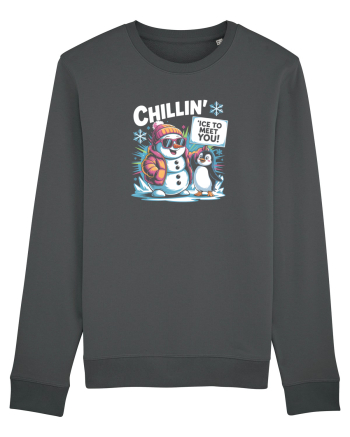 `ICE TO MEET YOU! - om de zapada & pinguin simpatic cool Anthracite
