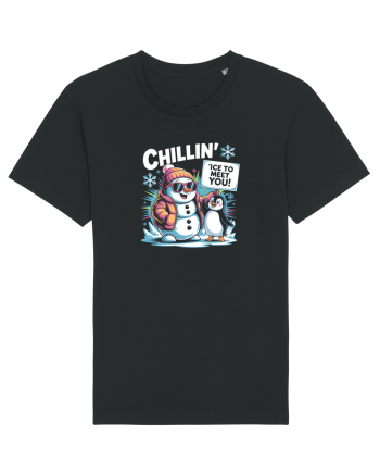 `ICE TO MEET YOU! - om de zapada & pinguin simpatic cool Black