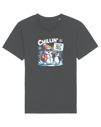 `ICE TO MEET YOU! - om de zapada & pinguin simpatic cool Anthracite