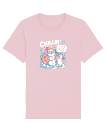 `ICE TO MEET YOU! - om de zapada & pinguin simpatic cool Cotton Pink