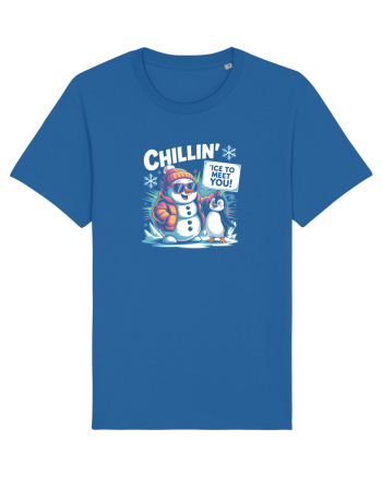 `ICE TO MEET YOU! - om de zapada & pinguin simpatic cool Royal Blue