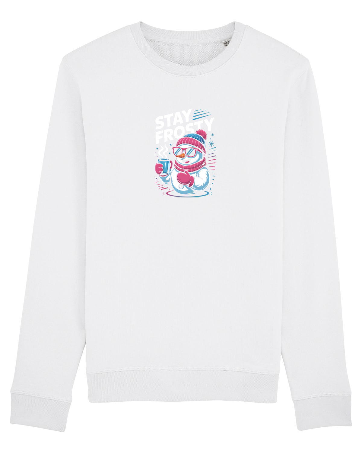 Bluză mânecă lungă Unisex Rise White