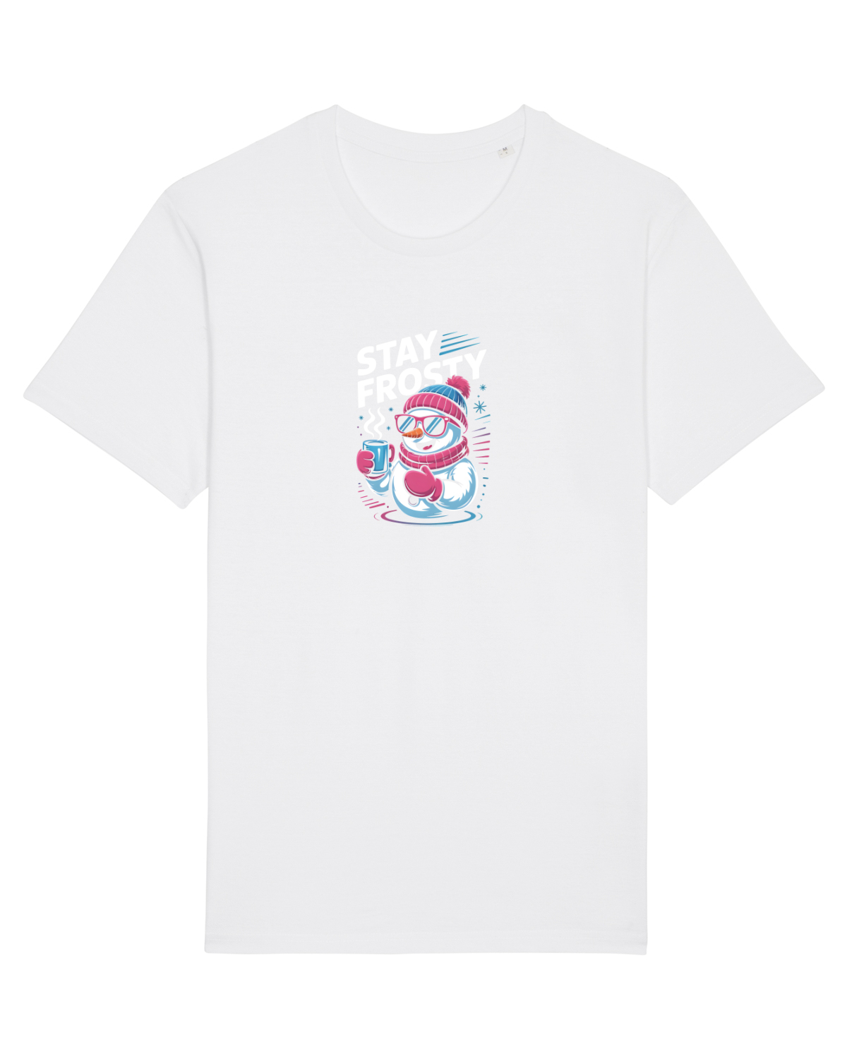 Tricou mânecă scurtă Unisex Rocker White
