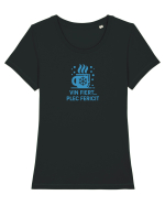 VIN FIERT - PLEC FERICIT Tricou mânecă scurtă guler larg fitted Damă Expresser