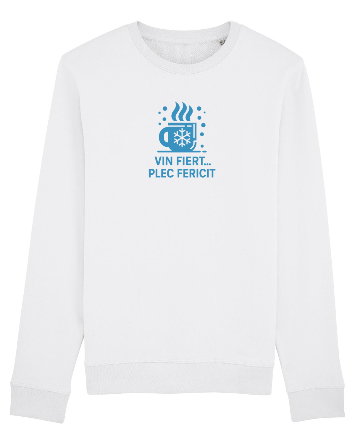 Bluză mânecă lungă Unisex Rise White