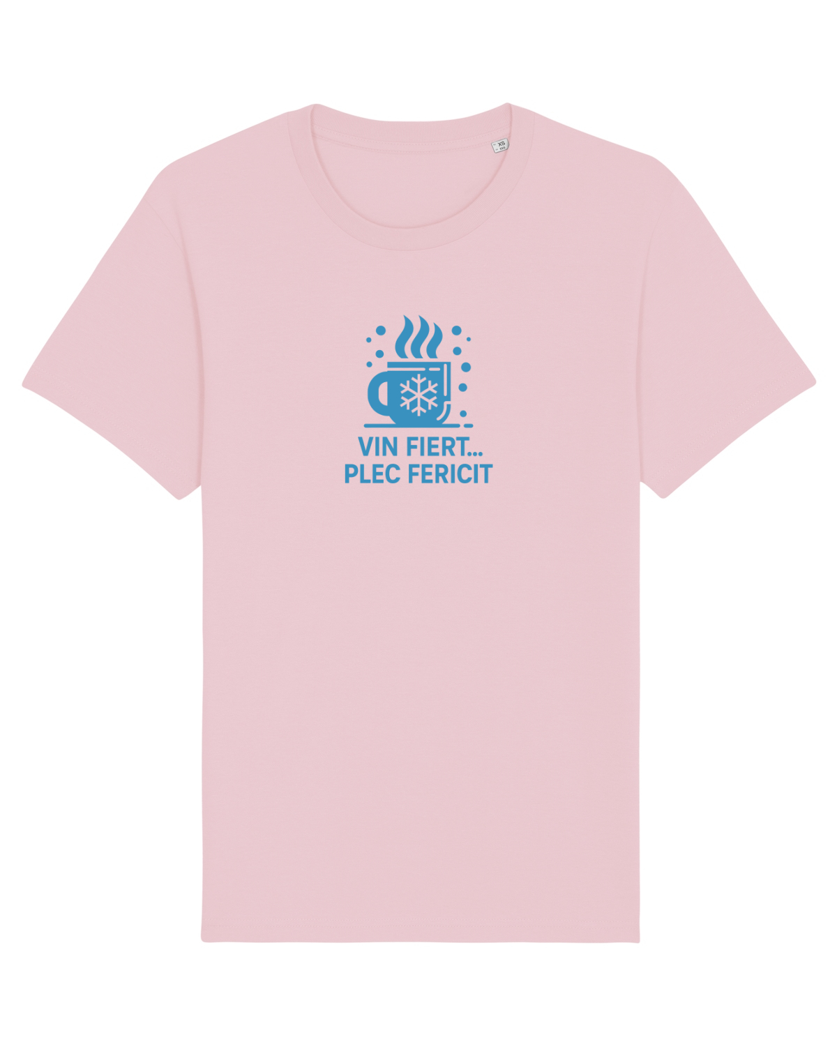 Tricou mânecă scurtă Unisex Rocker Cotton Pink