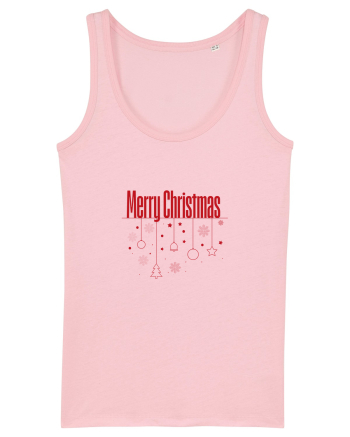 Merry Christmas 1 Cotton Pink