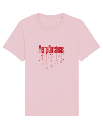 Merry Christmas 1 Cotton Pink