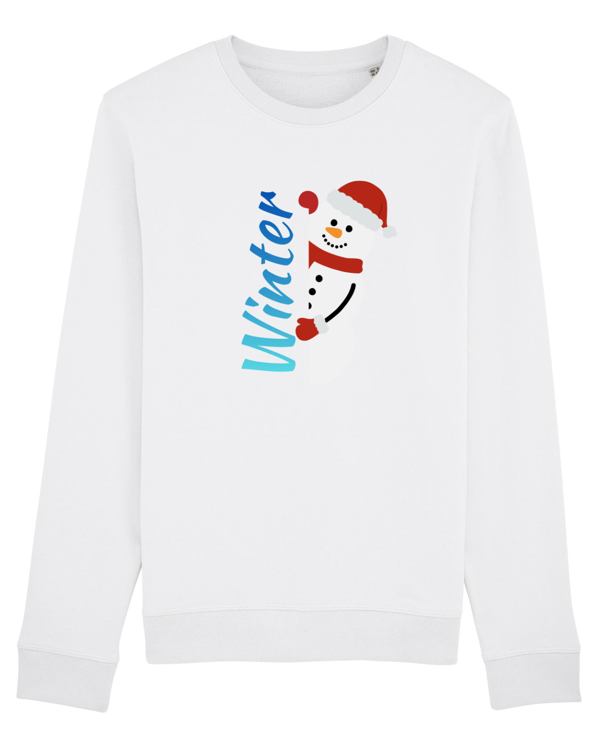 Bluză mânecă lungă Unisex Rise White