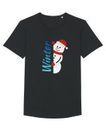 Winter 3  Tricou mânecă scurtă guler larg Bărbat Skater