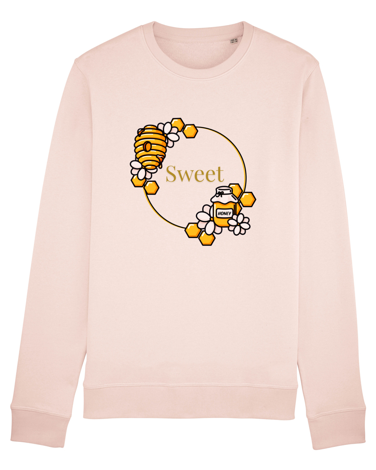 Bluză mânecă lungă Unisex Rise Candy Pink