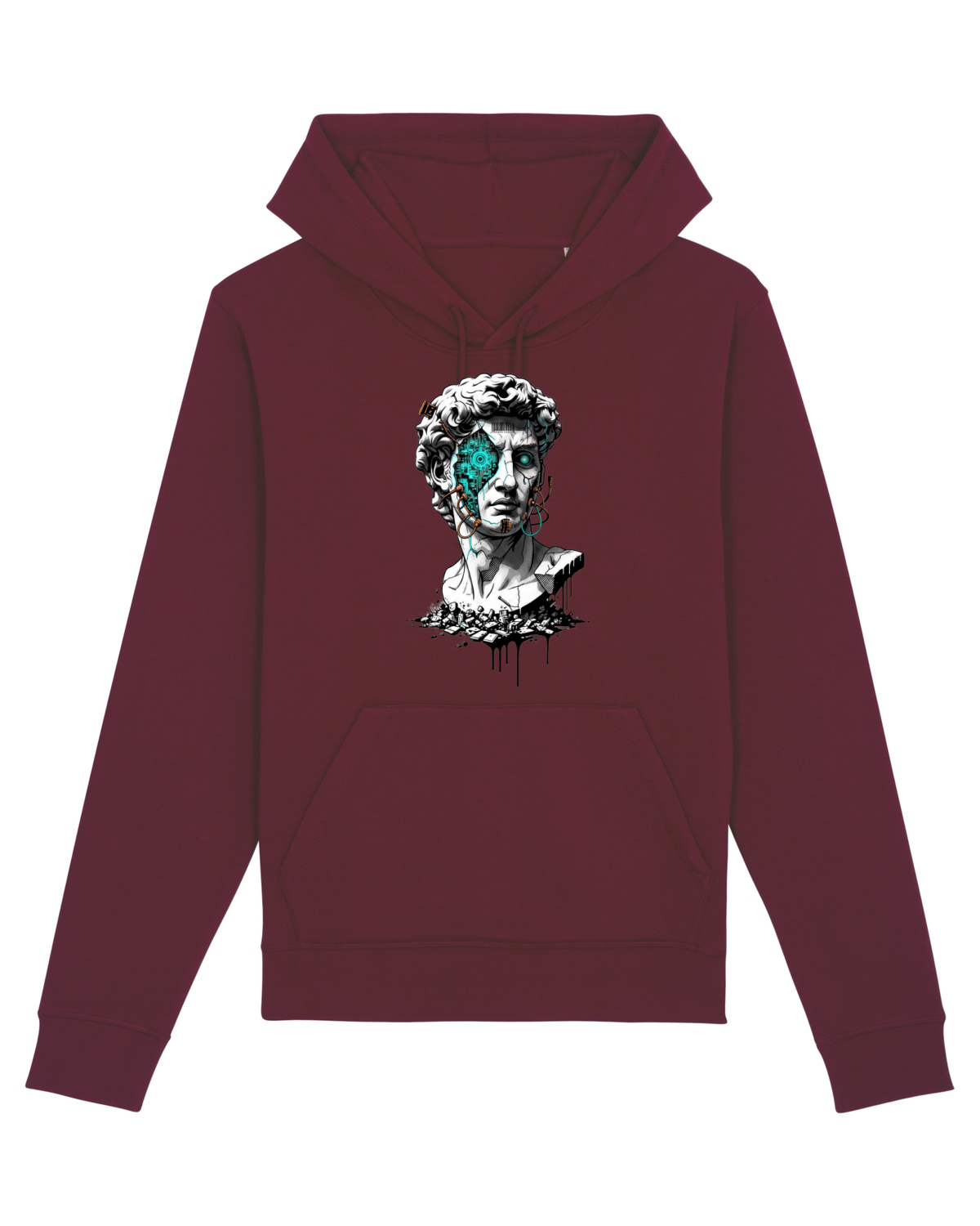 Hanorac Unisex Drummer Burgundy