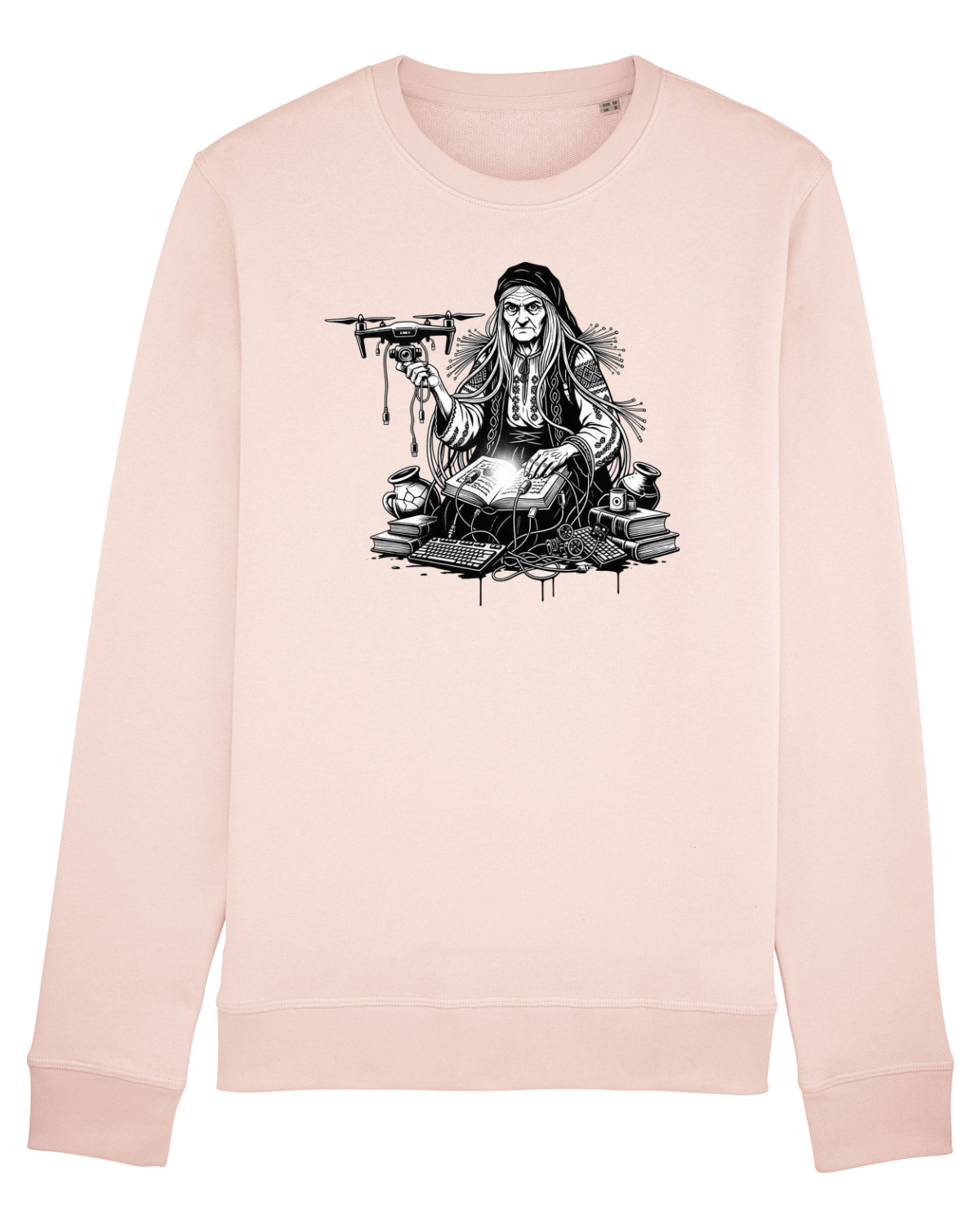 Bluză mânecă lungă Unisex Rise Candy Pink