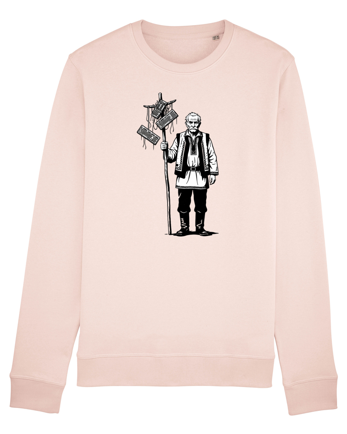 Bluză mânecă lungă Unisex Rise Candy Pink