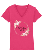 Best Mom Ever   1  Tricou mânecă scurtă guler V Damă Evoker