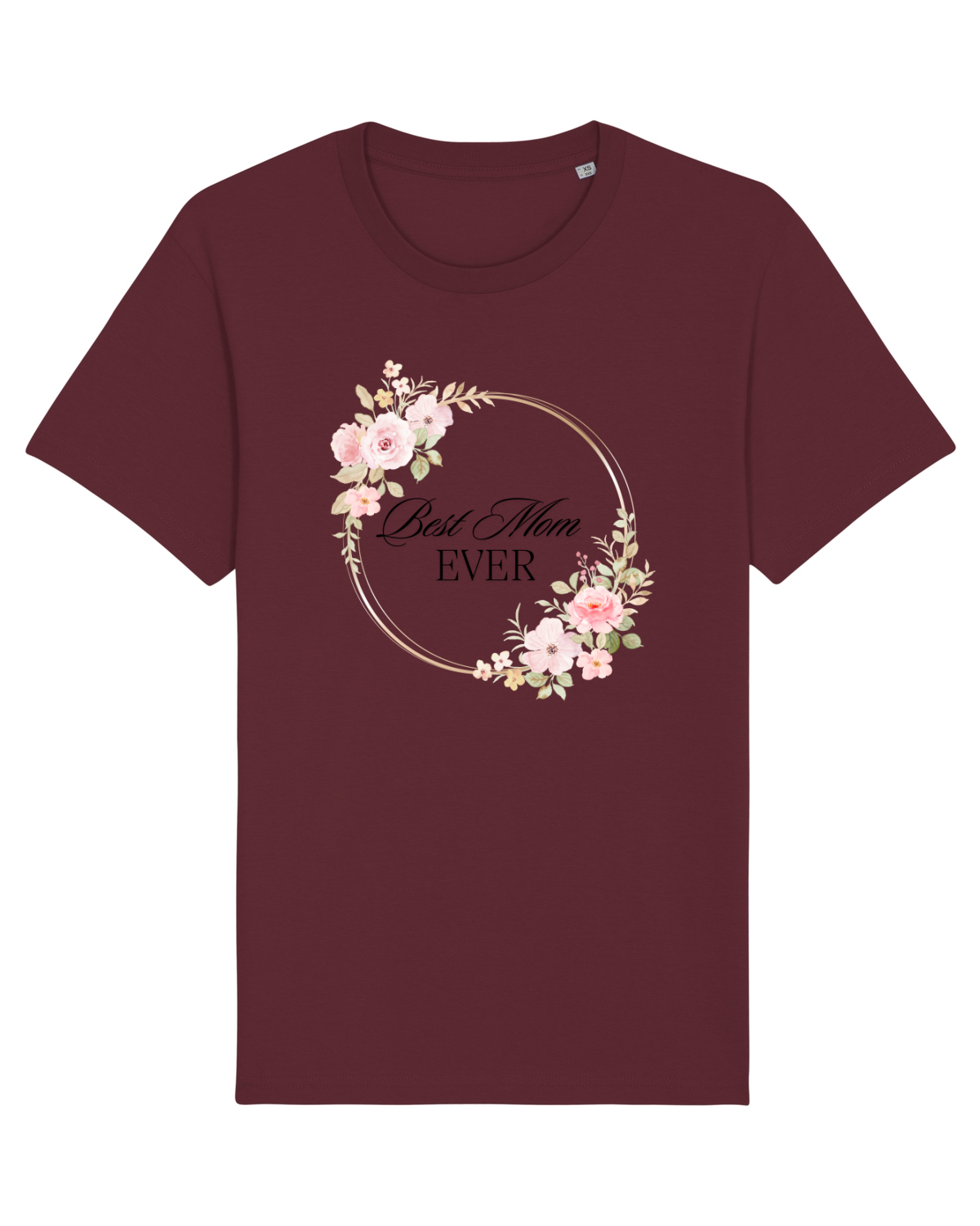 Tricou mânecă scurtă Unisex Rocker Burgundy