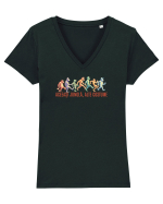 ACEEASI JUNGLA, ALTE COSTUME - maimute Tricou mânecă scurtă guler V Damă Evoker