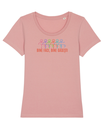 BINE FACI, BINE GASESTI - omuleti stick figure kicking a** Canyon Pink
