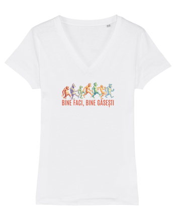 BINE FACI, BINE GASESTI  - maimute White