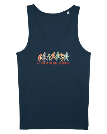 MAI BINE SA DAI DECAT SA PRIMESTI  - maimute kicking a** Navy