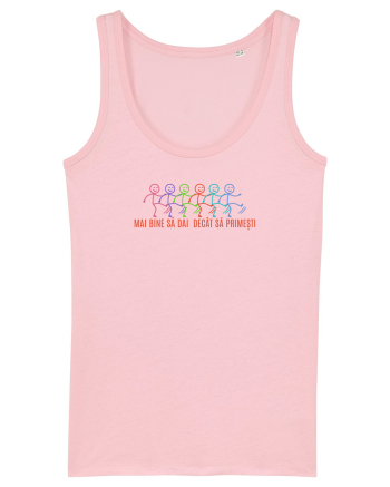 MAI BINE SA DAI DECAT SA PRIMESTI  - omuleti kicking a** Cotton Pink