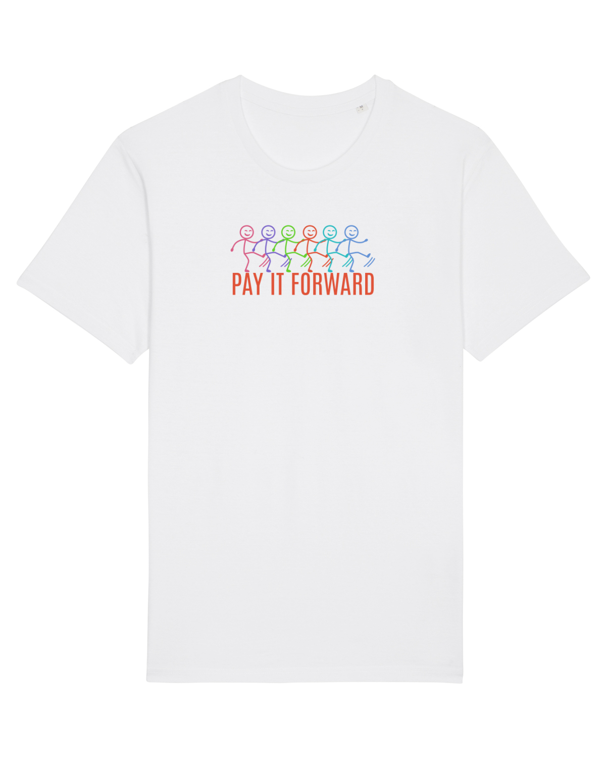 Tricou mânecă scurtă Unisex Rocker White