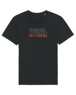 PAY IT FORWARD - omuleti kicking a** Tricou mânecă scurtă Unisex Rocker